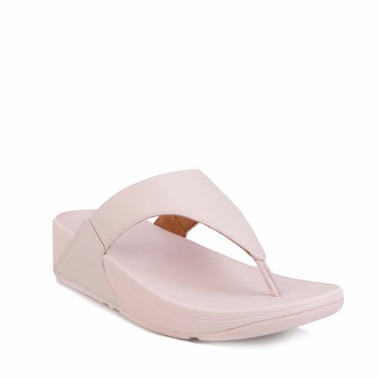 Women's Fit Flop Lulu Shimmer Toe-Post Sandals in Lilac