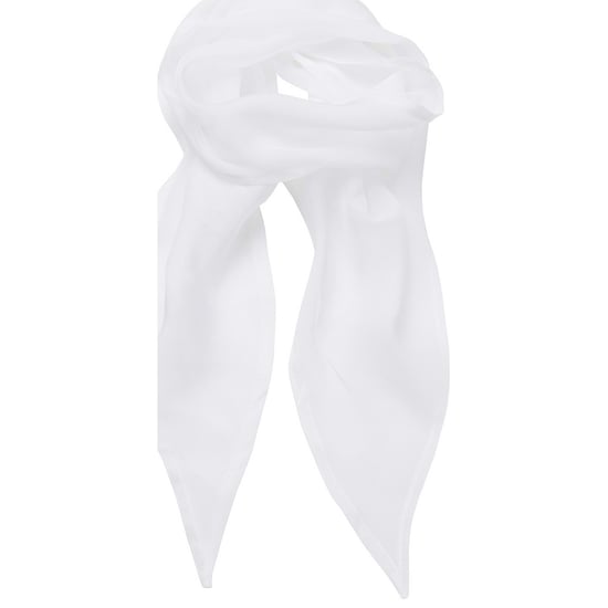 Premier Unisex Adult Colours Chiffon Scarf (White) - Image 1