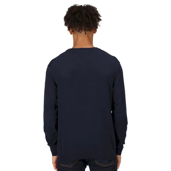 Regatta Mens Kaelen Jersey Knitted Jumper (Navy)