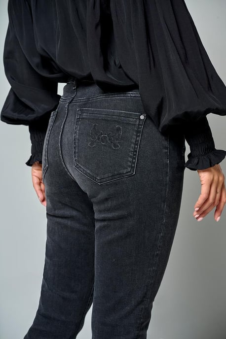 Caroline Tensen Utah Denim Broek Denim Zwart - Image 2
