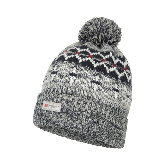 Mountain Warehouse Heren Fair Isle Thinsulate Muts (Navy) - Image 4