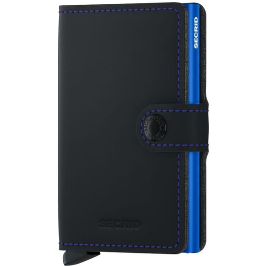 Secrid Miniwallet matte black & blue - Image 1