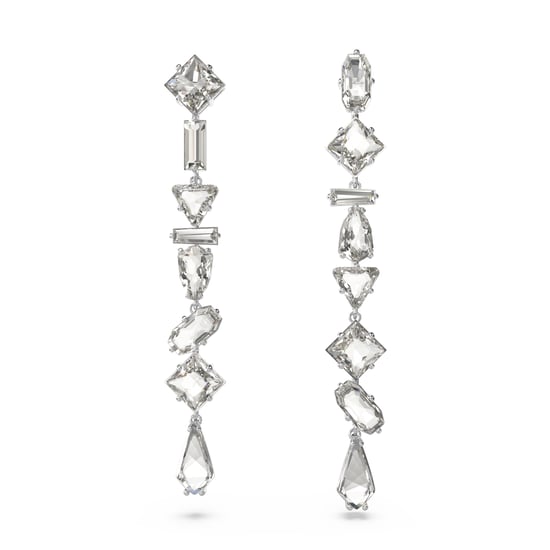 Swarovski 'Mesmera' Dames Hangende Oorbellen van Base Metaal - Zilver 5661687 - Image 1