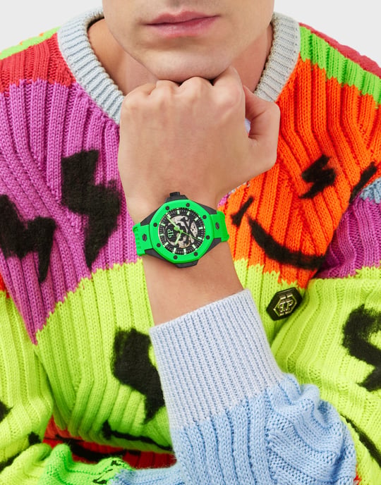 Philipp Plein Plein $keleton Royal Men's Green Watch PWPFA0624 - Image 3
