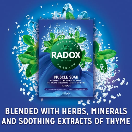 Radox Mineral Therapy Muscle Soak Herbal Bath Salt 400g, 6 Pack