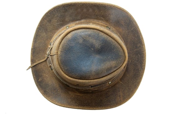 Cowboy Aussie Echte Leren Hoed Australische Tan Bruin Westerse Outback Bush Hoed - Image 4