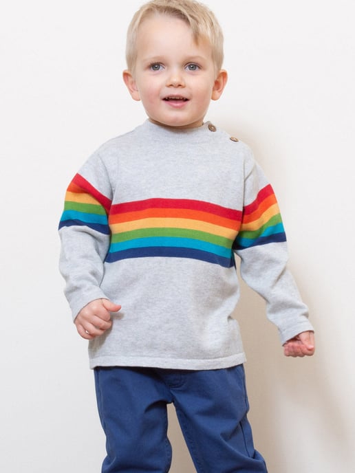 Kite Clothing Retro Rainbow Jumper