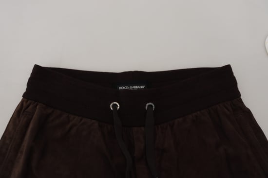 Solid  Drawstring Jogger Pants