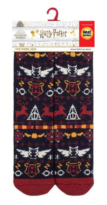 Harry Potter-strumpor för damer | Värmehållare Lite | Vintervarma Strumpor med roligt mönster för damer - Harry Potter - Image 2