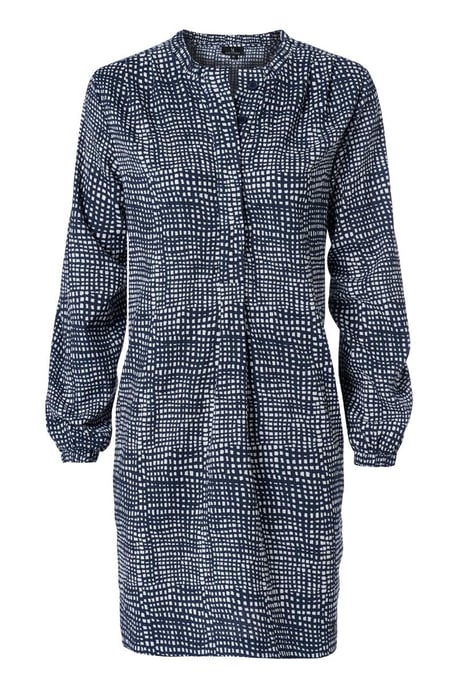 Cecile Print Tuniek Navy / Wit