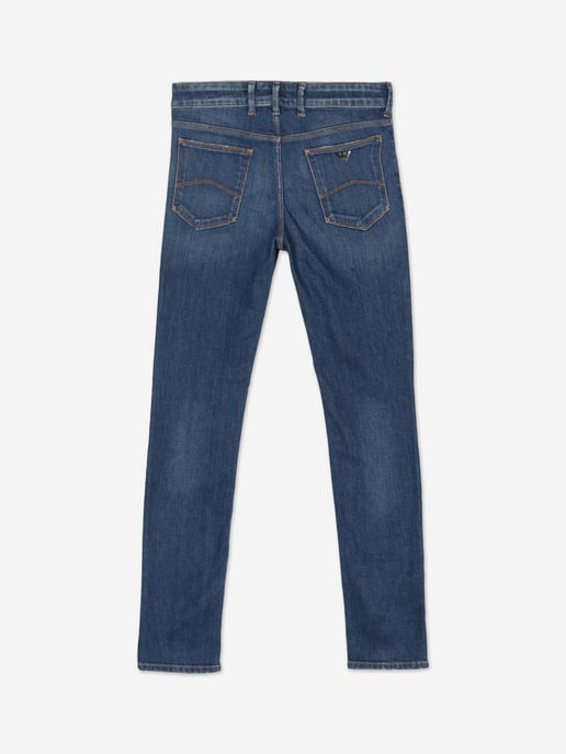 Emporio Armani Boys Skinny Jeans in Blue