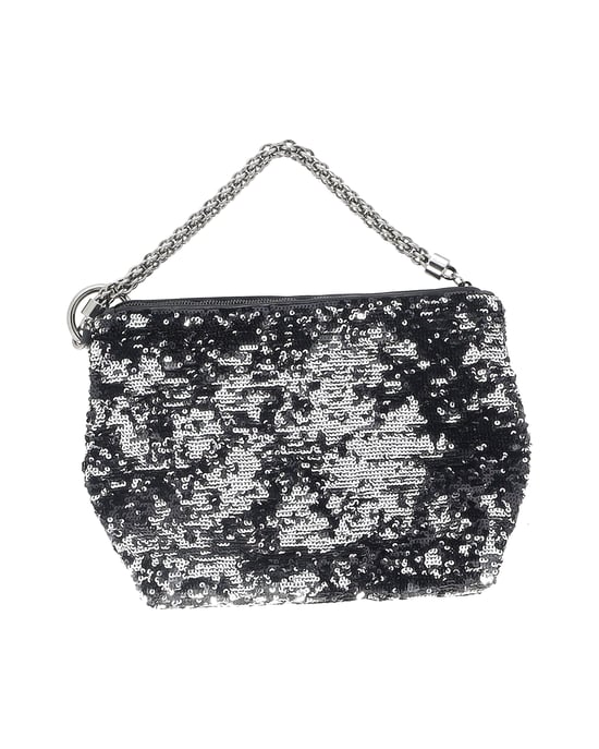 Jimmy Choo Medium Callie Clutch Bag In Black Sequins - Image 1