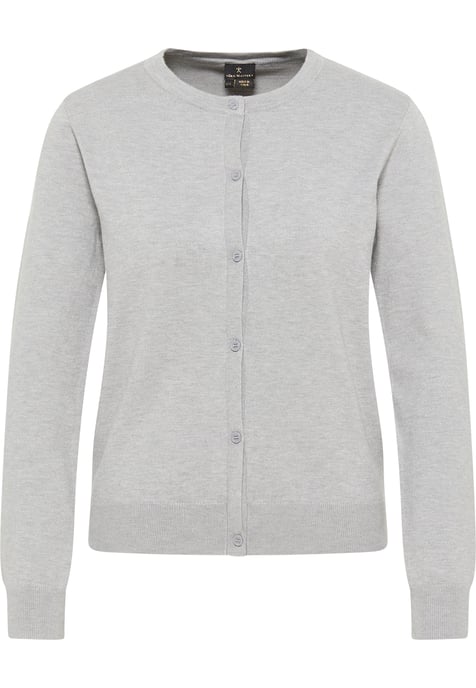 Dreimaster Cardigan women Grey melange - Image 1