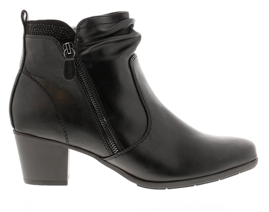 Jana Jayla Womens Zip Fasten Synthetic Upper Ankle Boot Black - Image 4