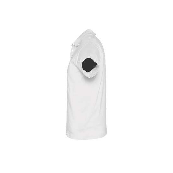 SOLS Heren Prescott Jersey Poloshirt met korte mouwen (Wit) - Image 3