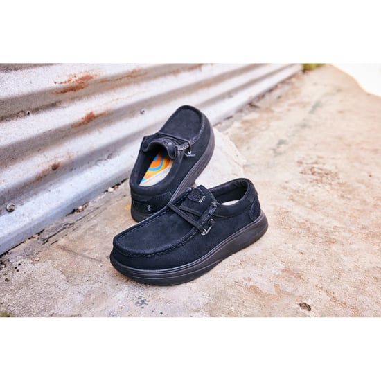 HEYDUDE Wally X Suede Heren Zwart Bootschoenen - Image 6