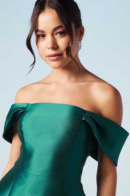 Twill Column Bridesmaids Dress