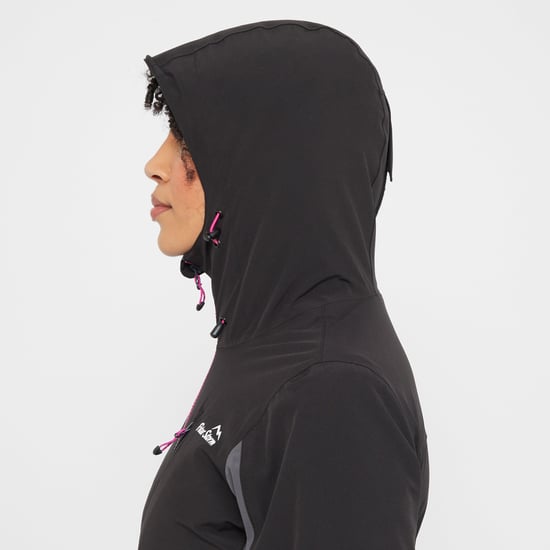 Peter Storm Women's Malham Stretch Waterproof Jacket with Adjustable Hood, Hiking Raincoat
