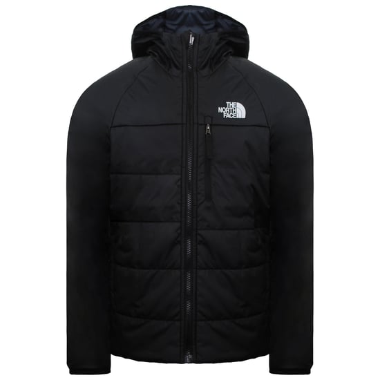 The North Face Reversible Kids Black/Navy Padded Jacket - Image 1