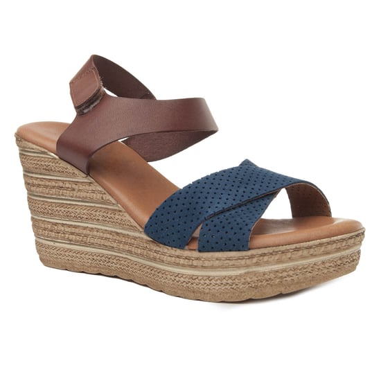 Platform sandal Montevita in Blue