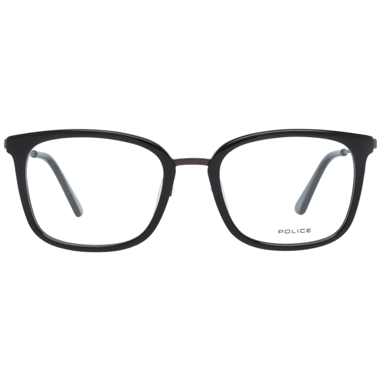 Police Square Shiny Black Mens Glasses - Image 2