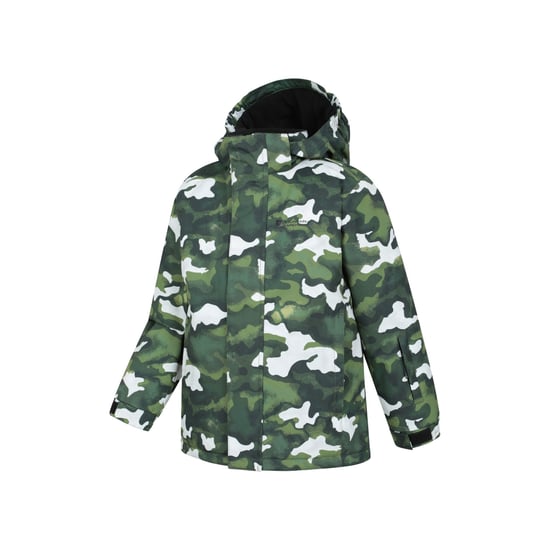 Mountain Warehouse Kinder/Kinder Mogal Camo Ski-jas (Donkergroen) - Image 3