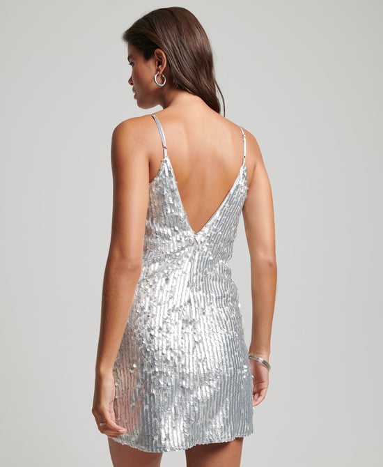 Superdry Sparkly Sequin Cami Mini Dress