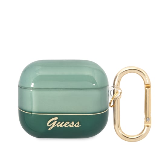Guess Airpods 3 Case TPU Translucent With Metal Hook