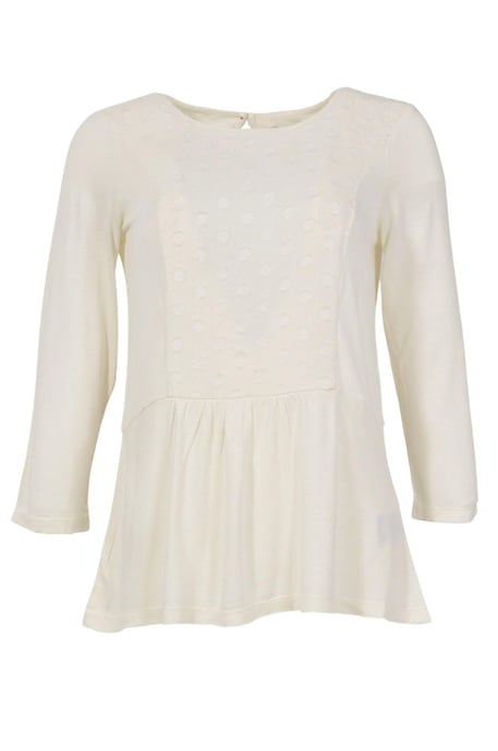 Jersey Embroidered Spot Top
