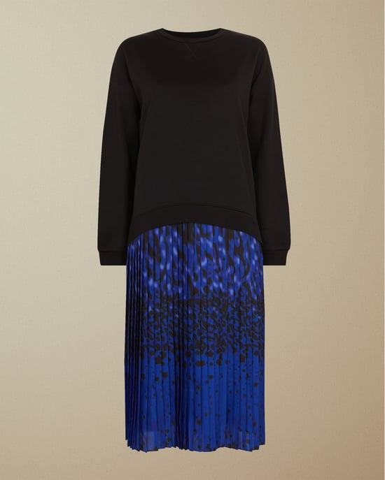 Ted Baker Mokara Topaz Mockable Sweater Dress, Dark Blue - Image 4