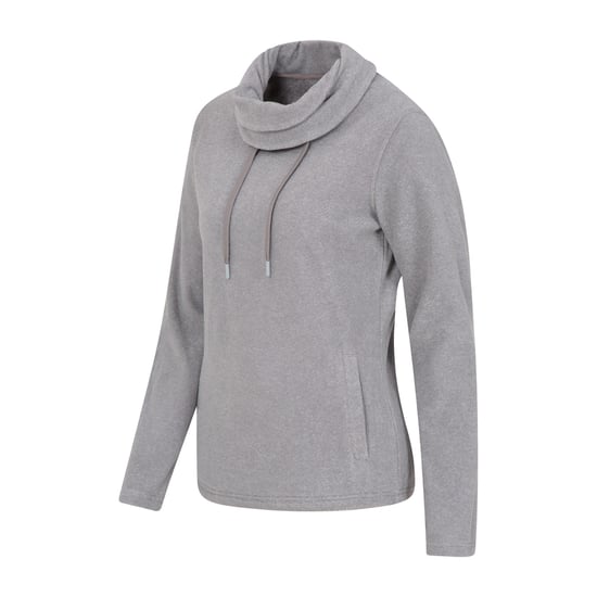 Mountain Warehouse Fleece-topp för kvinnor/damer Hebridean Cowl Neck (Mörkgrå) - Image 3