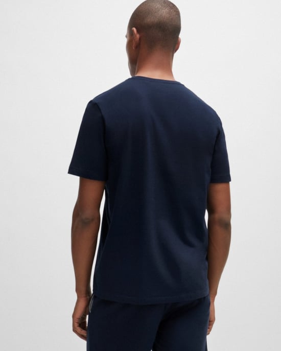 BOSS Orange Mix & Match Mens Stretch-Cotton Regular Fit T-Shirt with Logo Detail NOS - Image 4