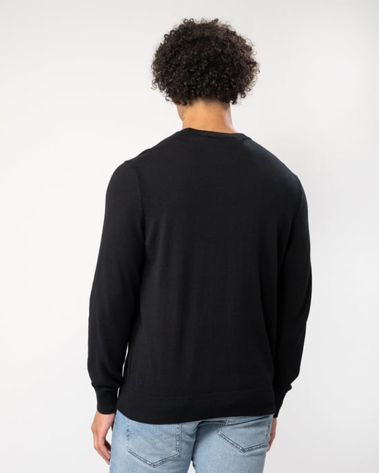 BOSS Orange Asac C Mens Crew Neck Jumper - Image 4