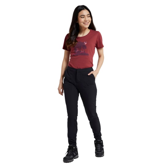 Mountain Warehouse Dames/Dames Kesugi Stretch Slim Broek (Zwart) - Image 5