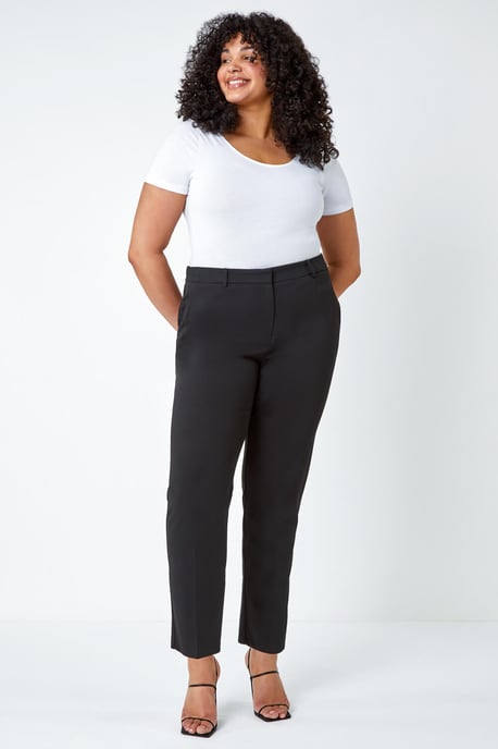 Curve Straight Smart Trousers