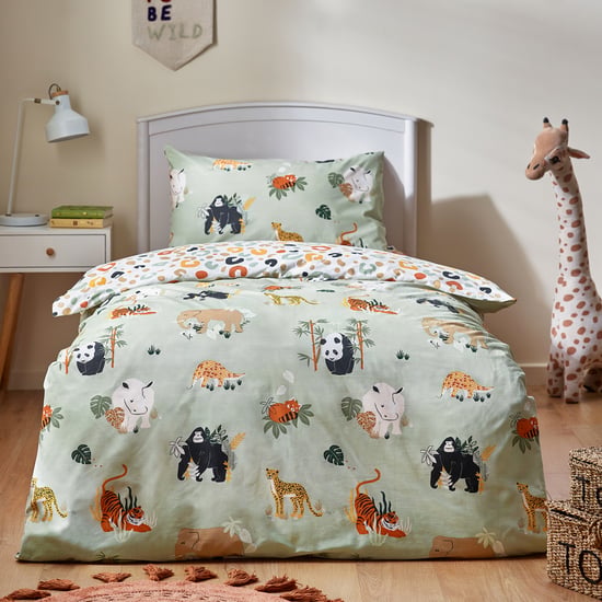 little furn. Wildlife Animal Reversible Duvet Cover Set - Image 4
