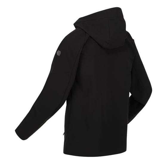 Regatta Mens Westville II Water Repellent Soft Shell Jacket (Black)