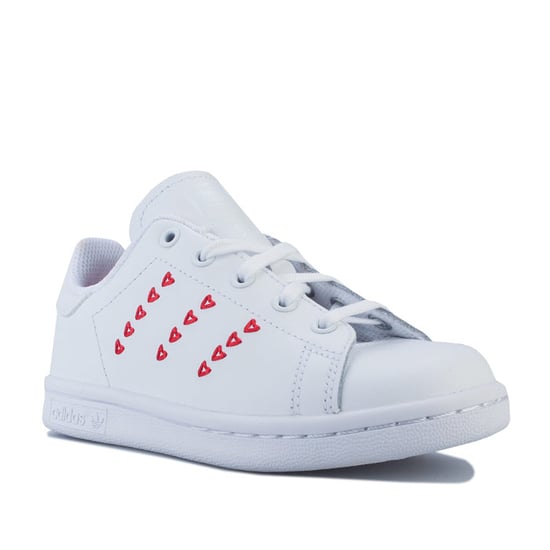 Girl's adidas Originals Children Stan Smith Trainers in White - Image 2