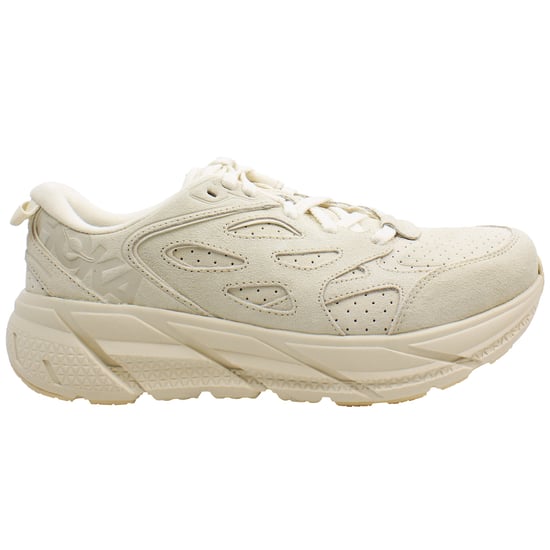 Hoka One Clifton L Unisex Beige Trainers - Image 5