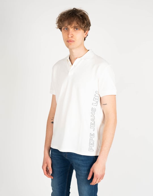 Pepe Jeans Pikétröja Benson Herr Vit - Image 3