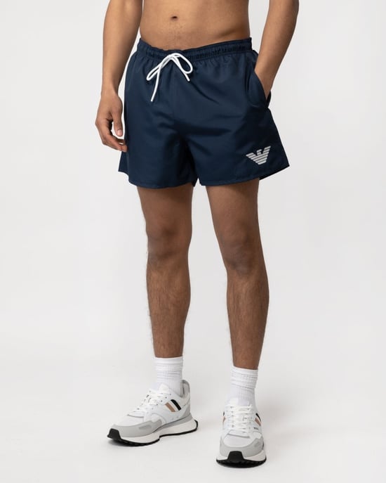 Emporio Armani Heren Eagle Logo Geweven Zwemshorts - Image 1