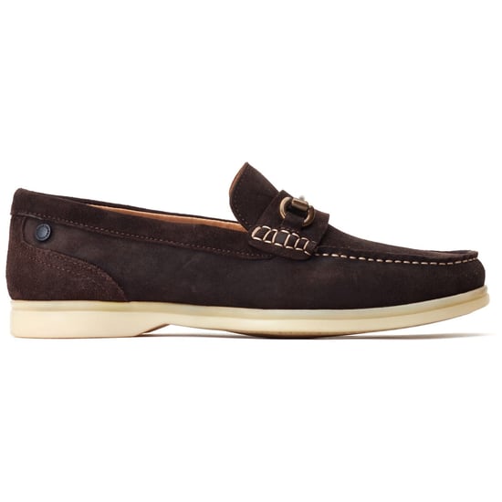 Base London Snapper Leder Mannen Burnt Brown Loafers - Image 5