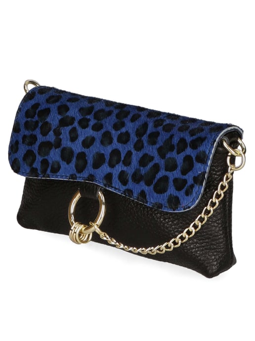 Gave Lux Clutch bag women CHEETAH BLU