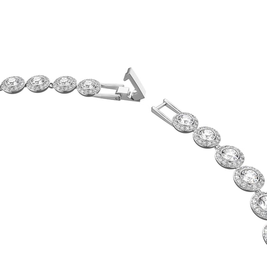 Swarovski 'Angelic' Women's Base Metal Necklace - Silver 5117703 - Image 3