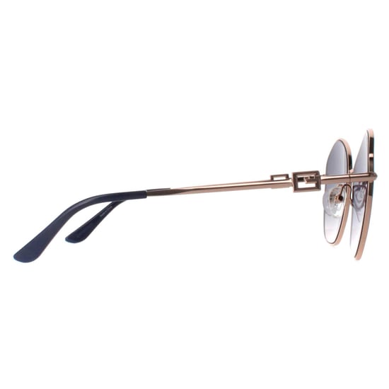 Guess Square Womens Shiny Grey Gold Smoke Gradient GU7907
