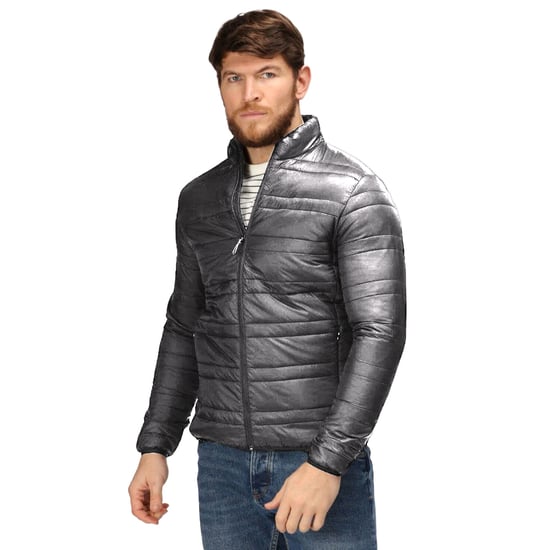 Regatta Professional Mens Firedown Insulated Jacket (Seal Grey/Black)
