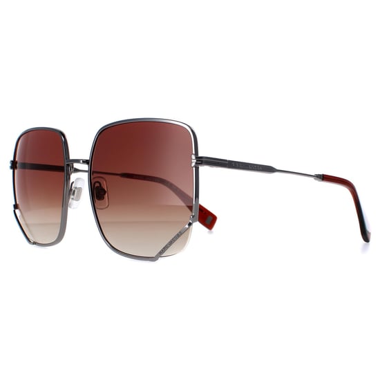 Marc Jacobs Square Womens Ruthenium Grey Brown Gradient MJ 1008/S
