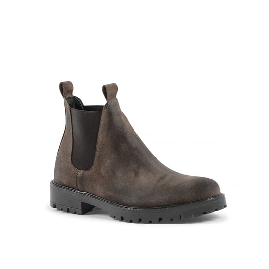 19V69 Italia Mens Ankle Boot Taupe 182060 CAMOSCIO TAUPE