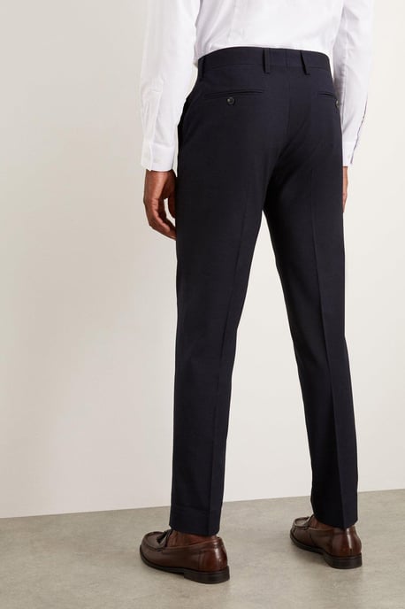 Slim Fit Navy Essential Suit Trousers - Image 3