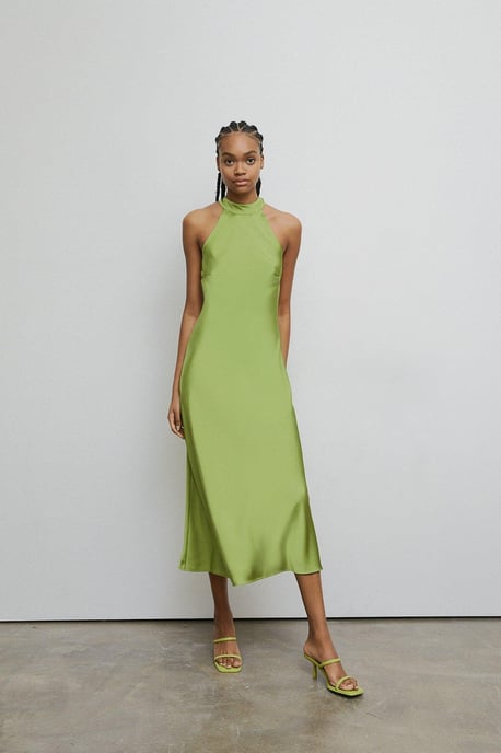 rodna halter dress 1970s Chelsea Girl Dress - Size 4 - Womens Vintage Clothing
